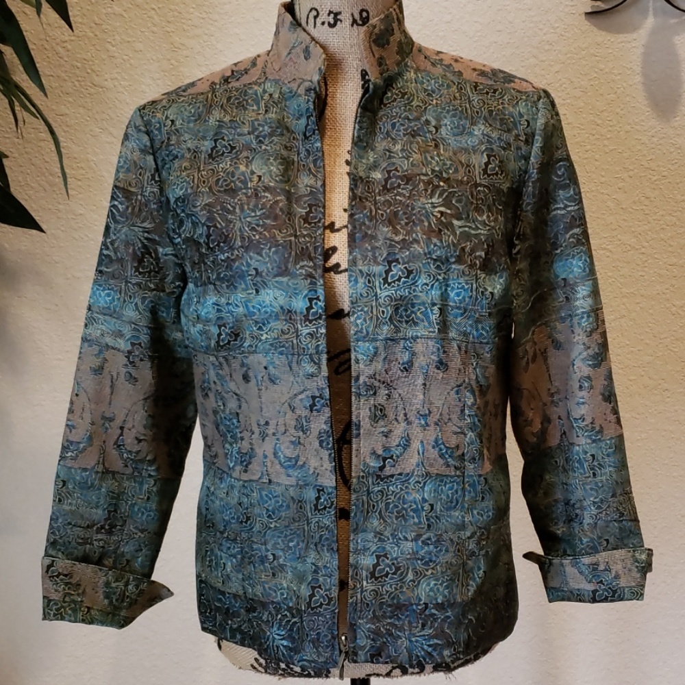 Coldwater Creek Print Jacket